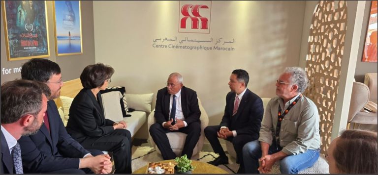 Rachida Dati Visit the Pavilion of the Kingdom of Morocco in Cannes 2025