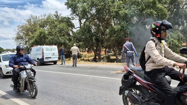 Tamesna .. a terrible traffic accident that leads to the lives of two young men