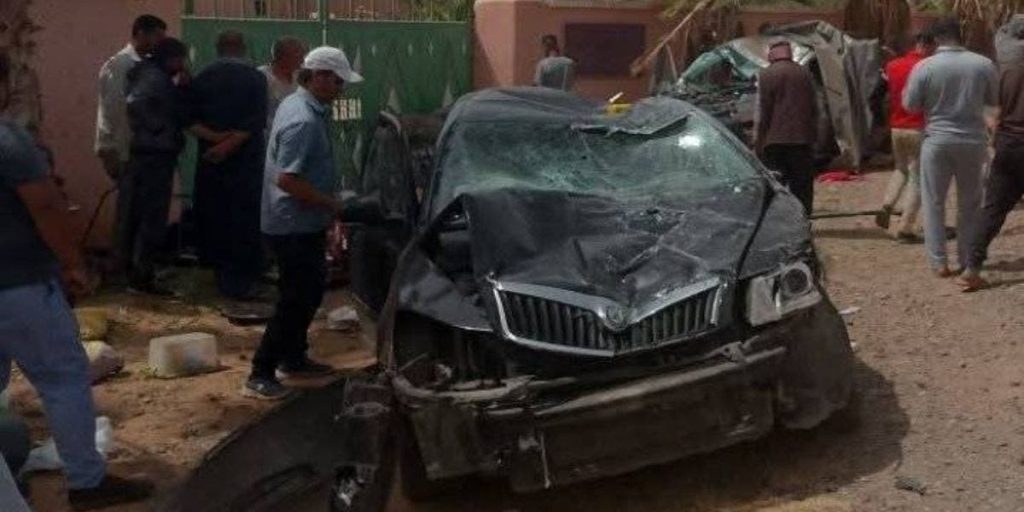 Taroudant .. a new result of the car worker's car accident