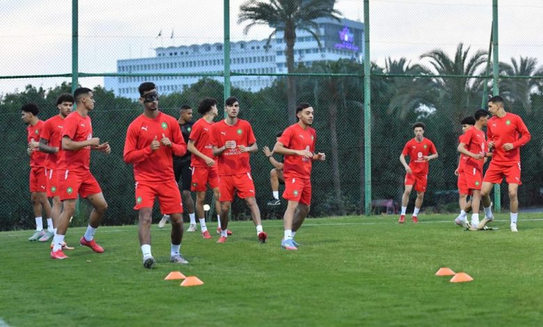 The U20 national team arrives at Ismailia and carry out its first session before facing Tunisia tomorrow at 4:00 p.m.