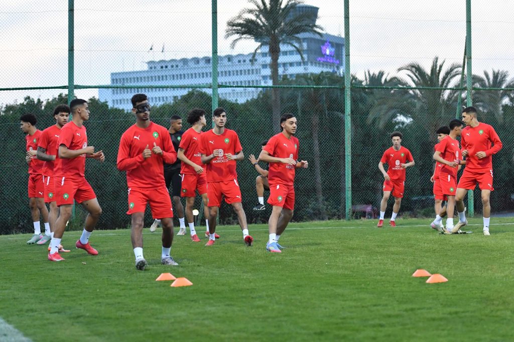 The U20 national team arrives at Ismailia and carry out its first session before facing Tunisia tomorrow at 4:00 p.m.