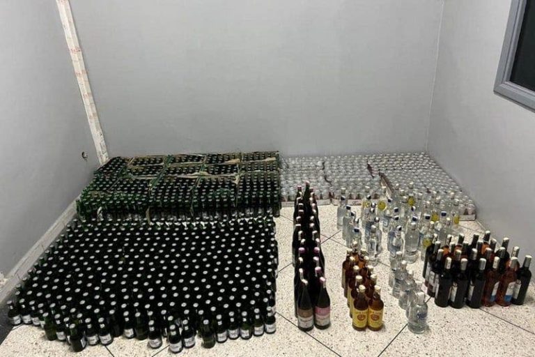 The night raid led to the seizure of a secret alcohol warehouse in Nador's Dwarour