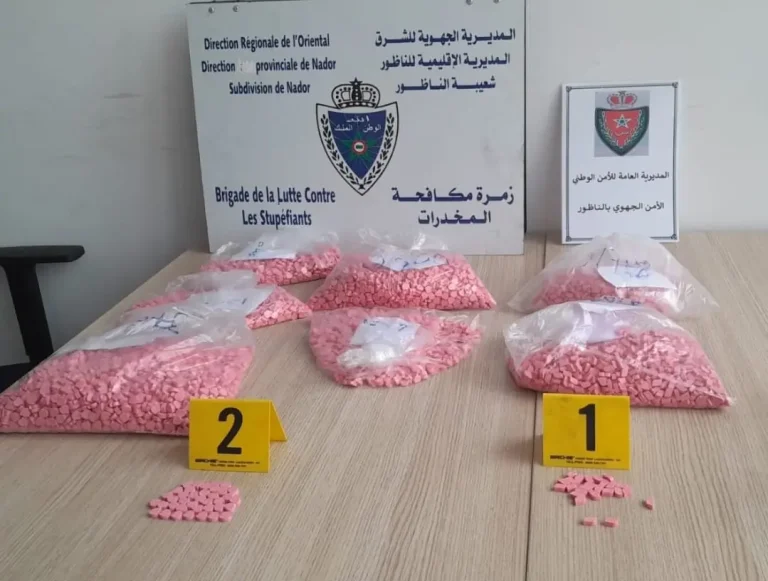 Thwart a huge smuggling attempt and reserve 13,000 hallucinogenic tablets in the port of Bani Ansar