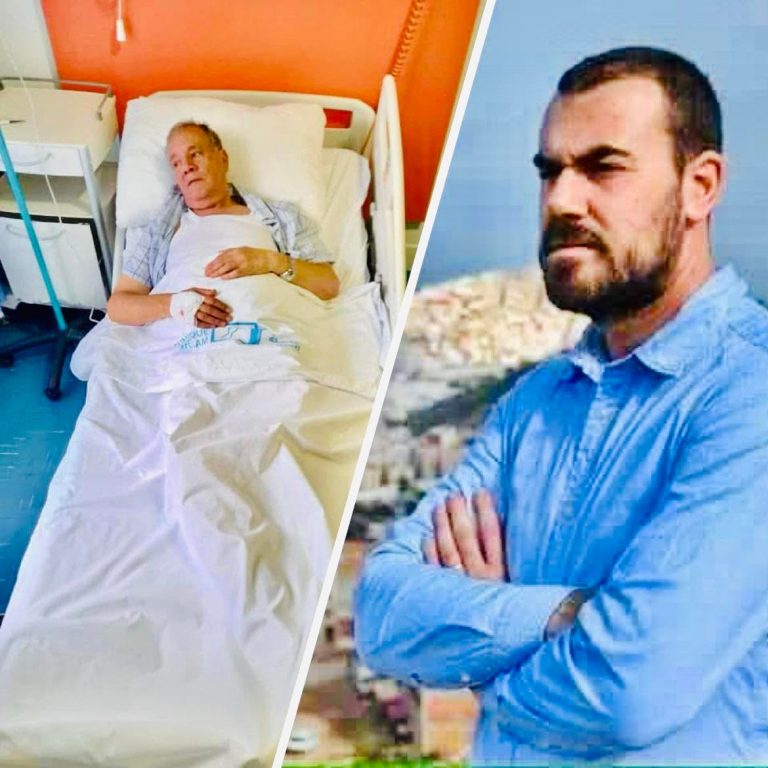 With the approval of the general delegate of the prison administration. Nasser Al -Zafzafi visits his sick father in Al -Hoceima