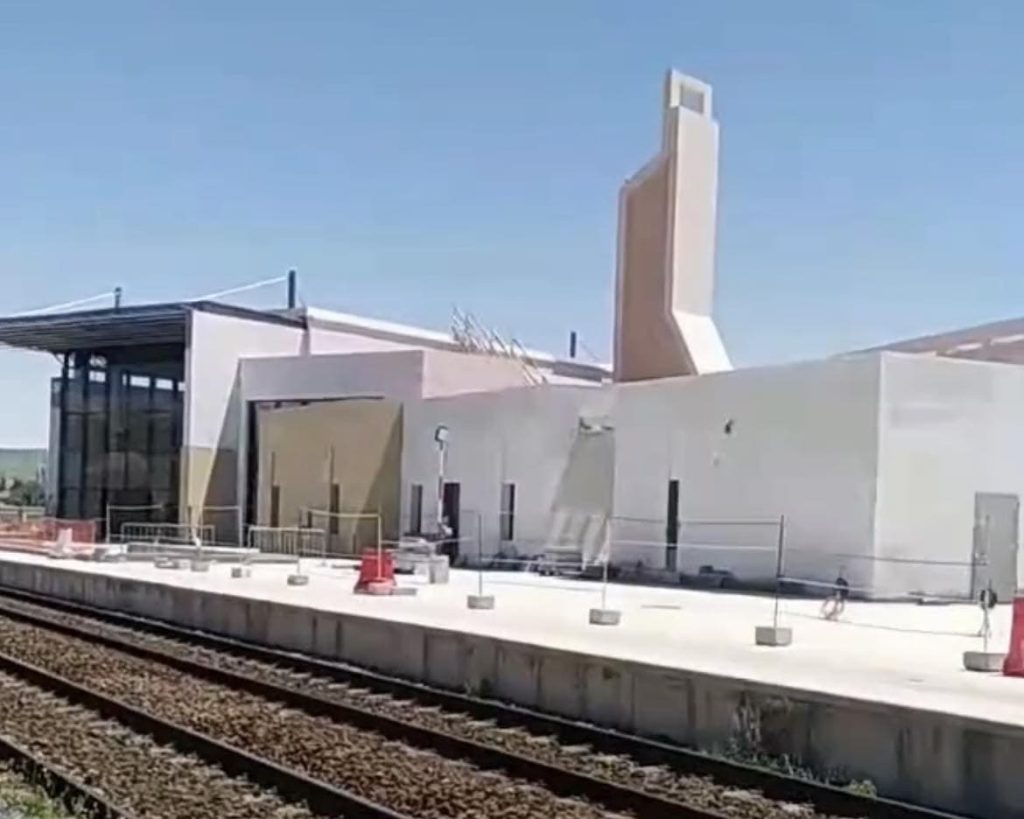 87% of the progress of the work of the new station in Taza. The project is close to the finish line