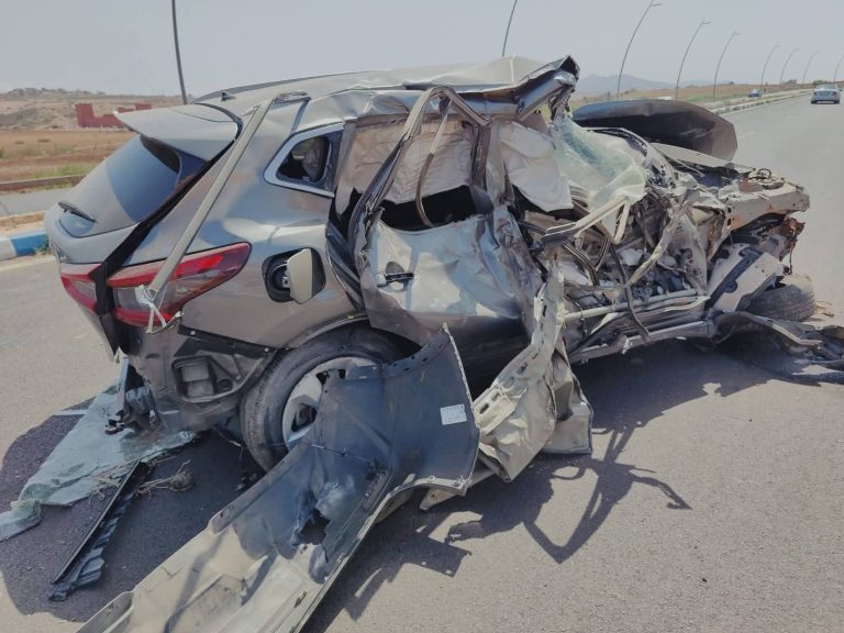 A serious traffic accident between Berkane and Saidia causes a serious injury