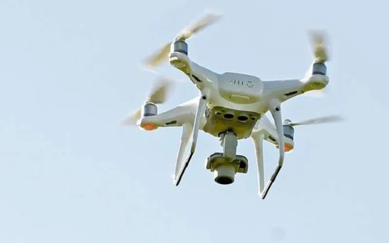 Ahfir .. The fall of the "drone" near a service station which mobilizes security interests