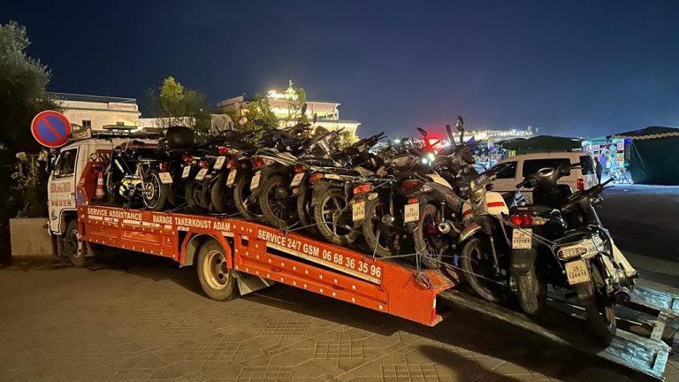 Amzmiz .. a large safety campaign on motorcycles is blessed by movement