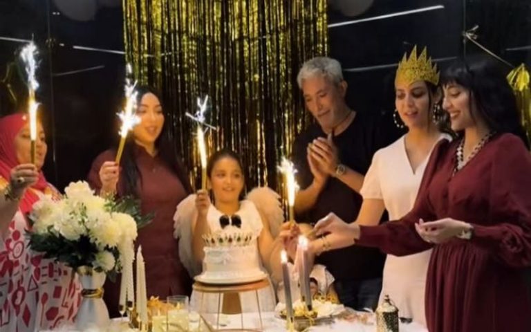 Donia Batma celebrates her daughter's birthday in a family atmosphere