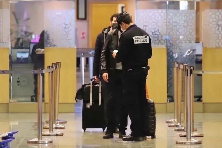 Marrakech airport security is stopped by an international researcher