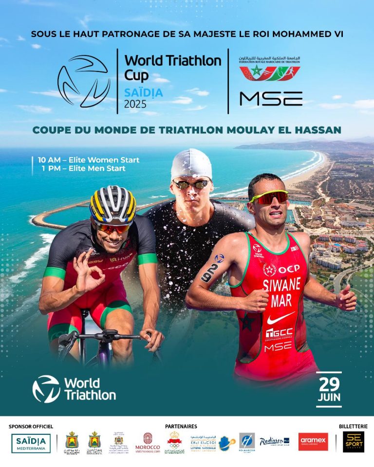 Saïdia Mediterrania welcomes the world triathlon elite for the World Cup Moulay El Hassan 2025