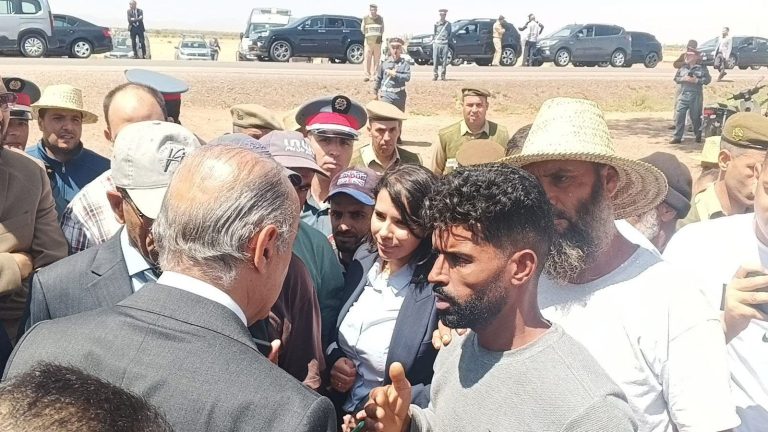 The Al-Saragna castle worker's worker is intercepted by the Tunisian roundabout