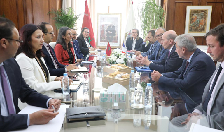 La Ministre de l'Economie et des Finances a reçu une Délégation de la Commission des Affaires étrangères de l’Assemblée nationale française, en visite officielle au Maroc.