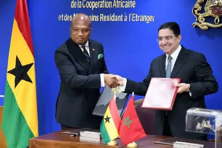The Minister of Foreign Affairs of Ghana rents