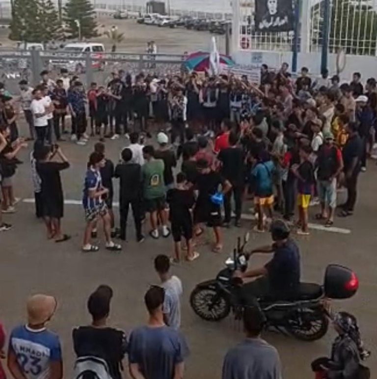 The demonstrations intensified in Al -Hoceima to require the disclosure of the fate of the young man who has disappeared, Marwan Al -Muqaddam