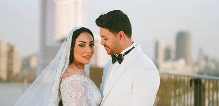 The star of the Star Academy Mohamed Shaheen celebrates his wedding during a luxurious party in Cairo
