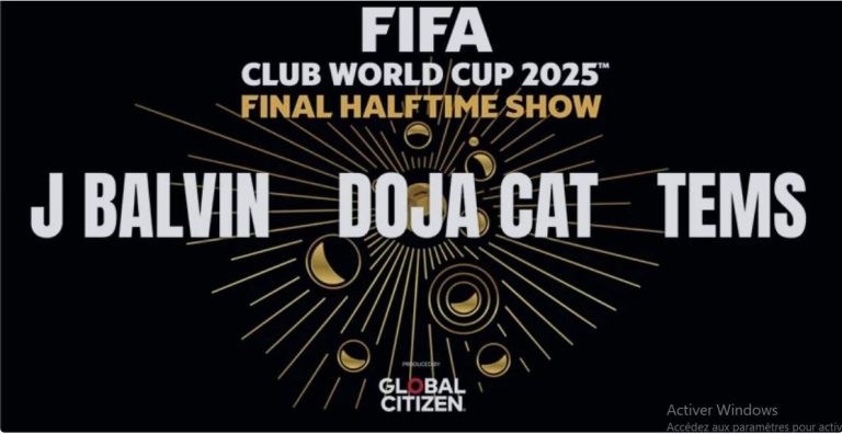 Today the start of CMC- to help end extreme poverty and improve access to football and quality education for children around the world, J Balvin, Doja Cat and Tems will be the headliners of the very first show of half-time in the final