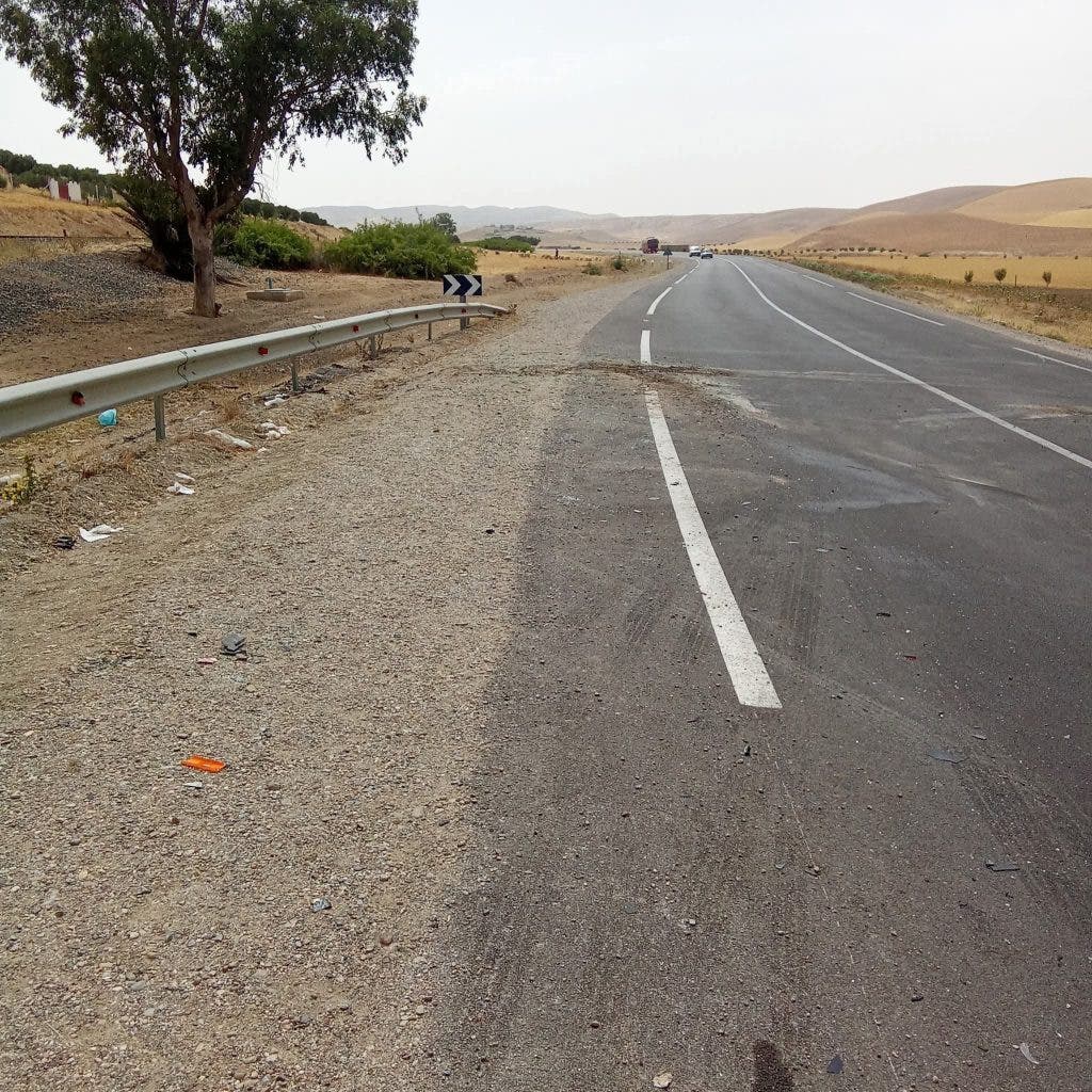Two people were killed in a fatal traffic accident on the road to Taza